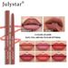 Lip waterproof lipstick pen pink matte lip gloss rotary lipliner set beauty makeup_voghion.com