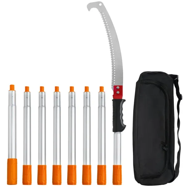 VEVOR Manual Pole Saw,4.6-9.8 Ft Extendable Tree Pruner, Sharp Steel Blade For High Branches Trimming, Manual Branch Trimmer With Lightweight Alumin_voghion.com