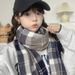 Sciarpa calda invernale versatile per coppie di studenti, in stile college JK, per donne, versione coreana di alta qualità_voghion.com