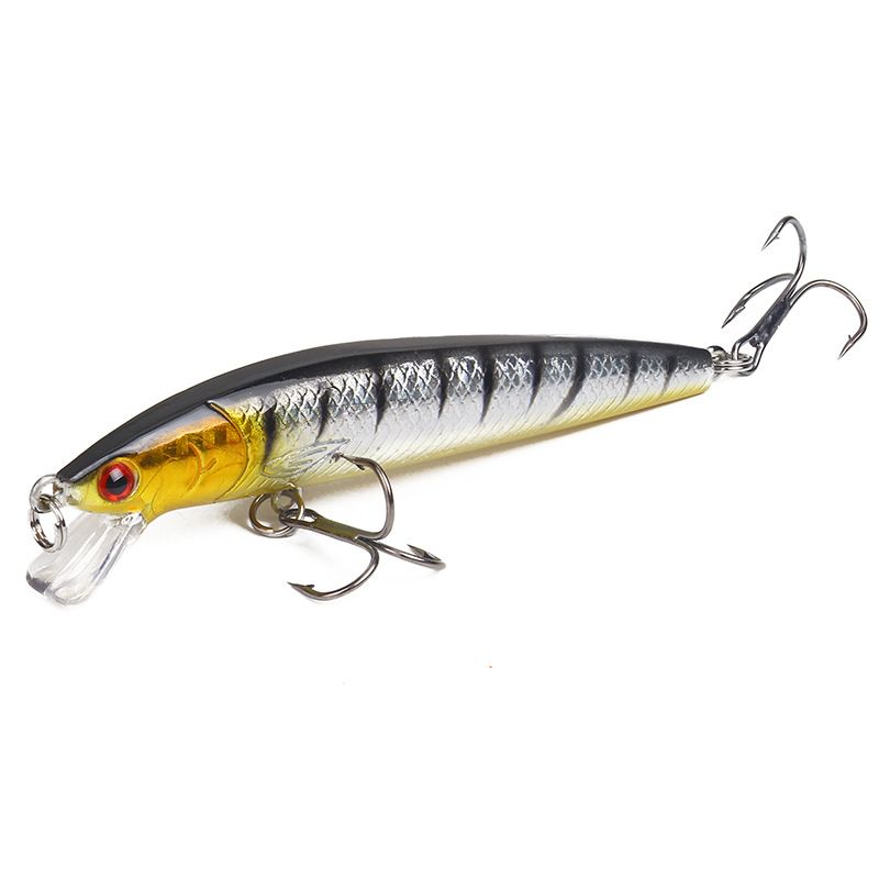 Luya Bait Minnow Bait 10 cm/9 g Anneau flottant Perle Simulation Bait Leurre dur Appât Appât Appât Appât Appât Appât Appât Appât Matériel de pêche Produits_voghion.com