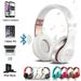 Sports Wireless Bluetooth 5.0 Foldable Handsfree Headphones For IPhone Xiaomi With Microphone And Active Noise_voghion.com