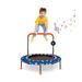 Mini trampoline de 36 pouces avec lumières LED colorées et haut-parleur Bluetooth_voghion.com
