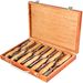 Woodworking 12pcs Lathe Chisel, Wood Carving Hand Chisel 3-3/4Inch Blade Length, Wood Turning Tools With Wooden Storage Case, For Wood Carving Root_voghion.com