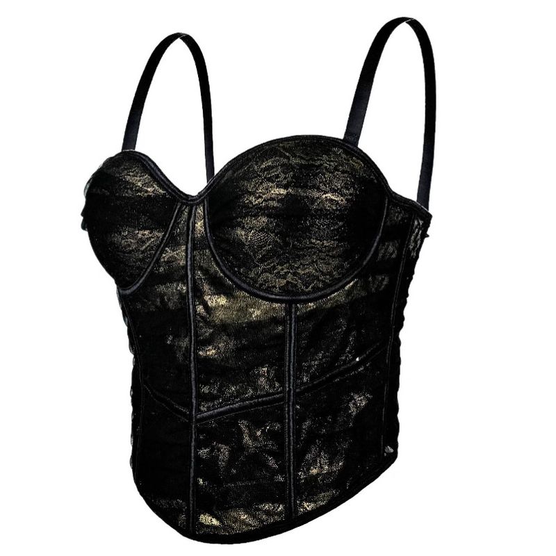 Damenbekleidung Bedruckte hochwertige innere enge Body Shaper Oberbekleidung Fischgräten-BH Hosenträger_voghion.com
