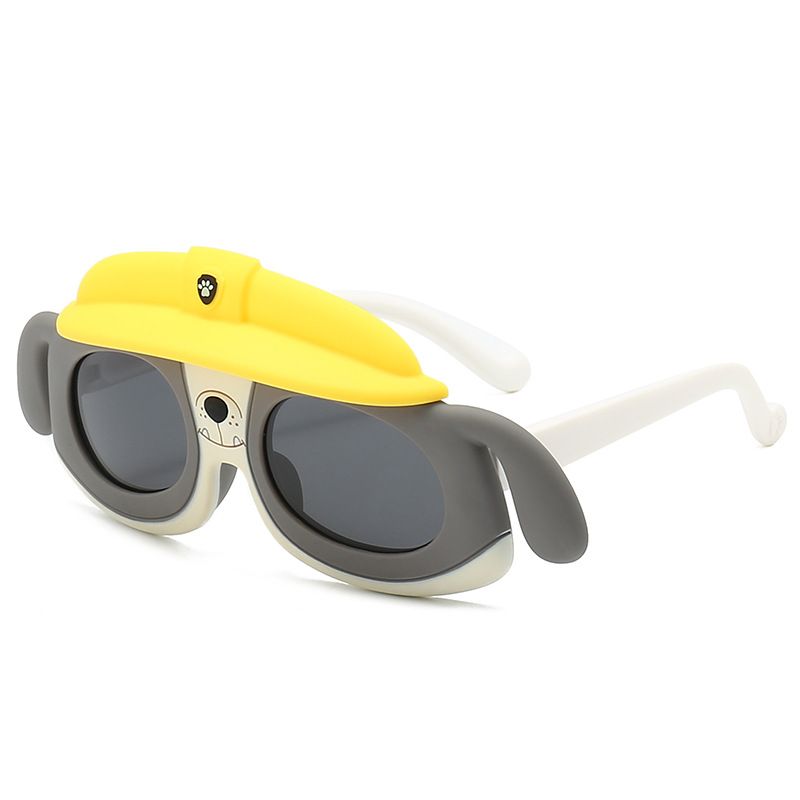 2024 Kinder süße Cartoon Hund Jugend polarisierende Spiegel Student Sonnenbrille 8148_voghion.com