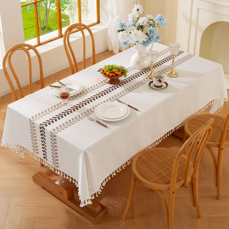 Nordic Popular Household Rectangular Tablecloth Small Fresh Literary Coffee Table Tablecloth_voghion.com