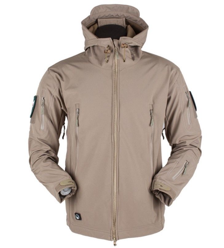 Chaqueta polar softshell 3 en 1 para hombre y mujer: resistente al viento, impermeable y transpirable, con capucha para senderismo, acampada e invierno._voghion.com
