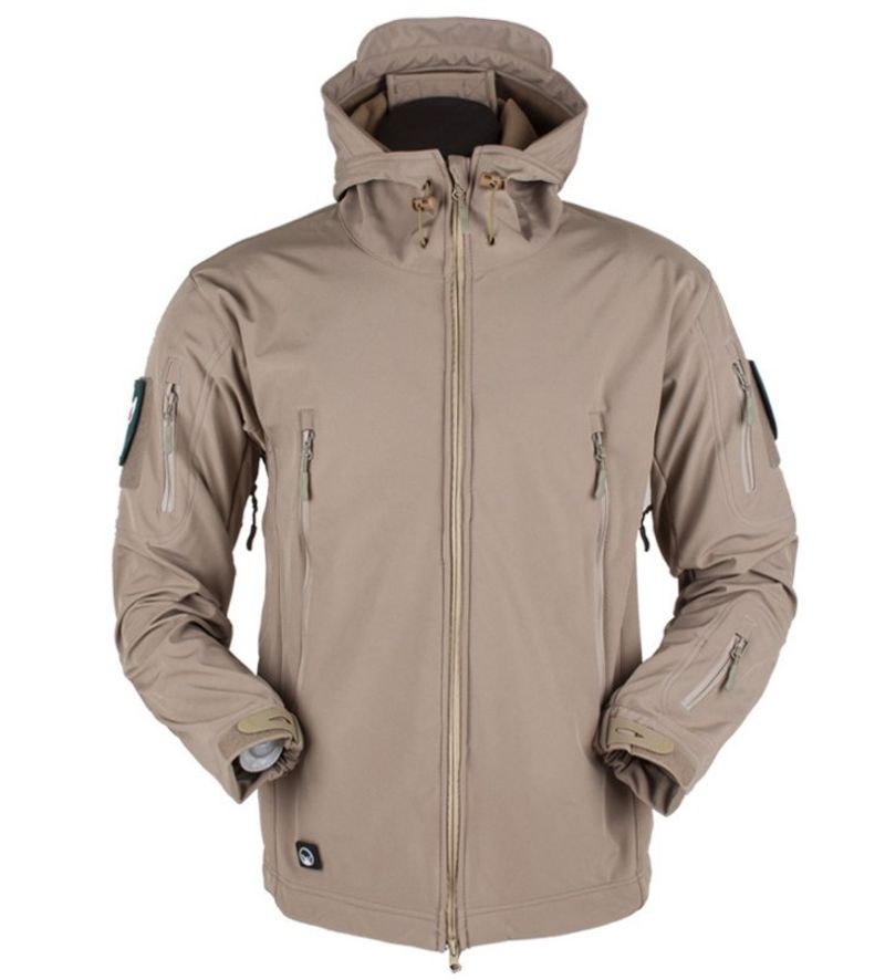 Abbigliamento da uomo Giacca in pile softshell 3 in 1 da uomo e da donna - Giacca con cappuccio antivento, impermeabile e traspirante per escursionismo, campeggio e inverno_voghion.com