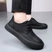Men's Fall Soft Bottom Round Head Outdoor Leisure Leather Shoes_voghion.com