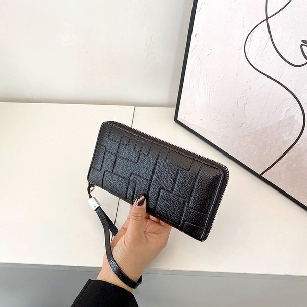 Pánský telefon s jedním zipem, velkokapacitní Zero Wallet, dlouhá kapesní taška a brašna_voghion.com