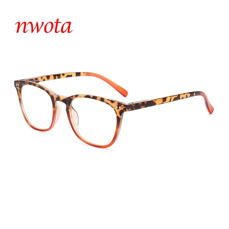 New Contrast Color Bean Curd Leopard Print Rice Nail Glasses Spring Foot Frame Reading Glasses_voghion.com