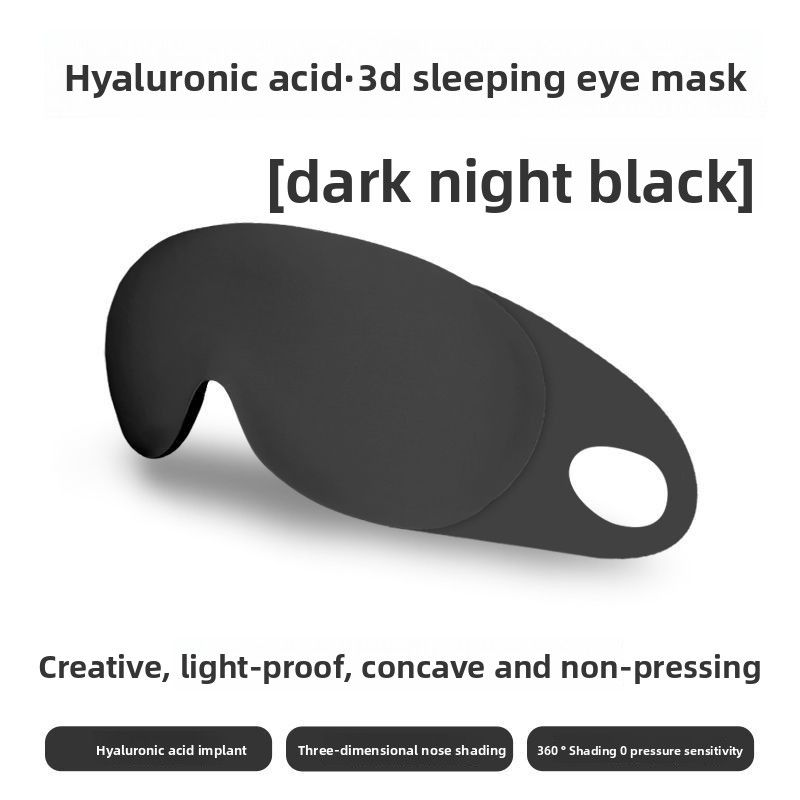 Aide au sommeil, soulagement de la fatigue, masque pour les yeux 3D confortable pour étudiants, respirant, bloquant la lumière, sans trace, adapté à la sieste_voghion.com