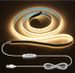 Bandes lumineuses LED COB 5 V USB à intensité variable, flexibles, éclairage domestique et TV_voghion.com