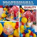 Set di catene di palloncini da circo e carnevale, da 18 pollici e 10 pollici, in lattice rosso, giallo e blu, decorazione per feste per bambini_voghion.com