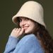 Winter Frauen Eimer 2023 Herbst Warme Chapeau Bob Femme Panama hüte Mode Hahnentritt Angeln Kappe Fischer Hut_voghion.com