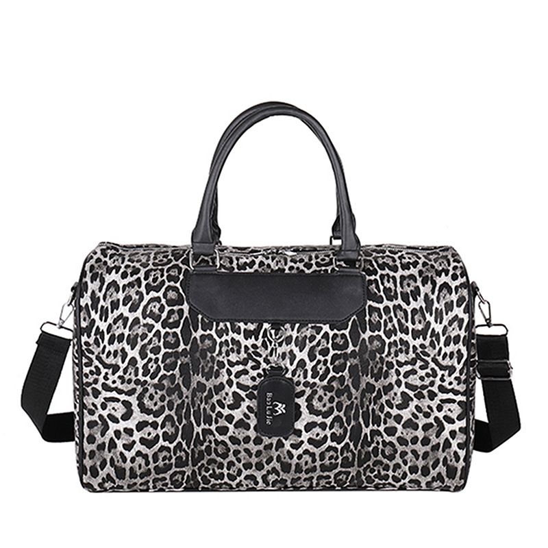 Borsa da viaggio Borsa da viaggio portatile personalizzata Design di nicchia Grande capacità Stampa leopardata Può essere impostata Tirare il bagaglio a mano_voghion.com