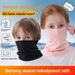 Warme Kinder-Fahrradmaske, vielseitiger multifunktionaler Nackenwärmer aus Fleece, magisches Kopftuch, Outdoor-Gesichtsbedeckung für Männer und_voghion.com