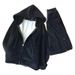 Felpa da donna più cardigan in velluto con cerniera, felpa con cappuccio e cerniera foderata in pile di velluto, completo casual con pullover invernale e pantaloni jogger_voghion.com