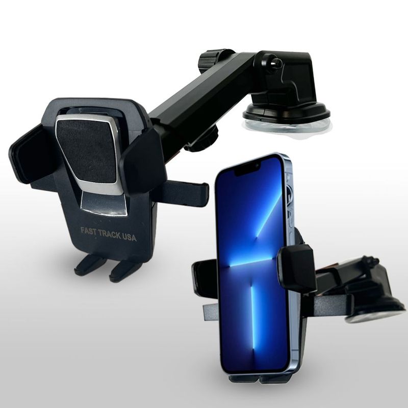 Products Car Phone Mount Holder One Touch Adjustable Long Neck For Windshield Dashboard Desk_voghion.com