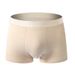 Vīriešu apakšveļa no tīras kokvilnas A tipa kokvilnas bokseršortiem ar vidēju jostasvietu, elpojošu sieta apakšējo kājstarpi, bez apdrukas un krāsotas krāsas kokvilnas bokseršortiem_voghion.com