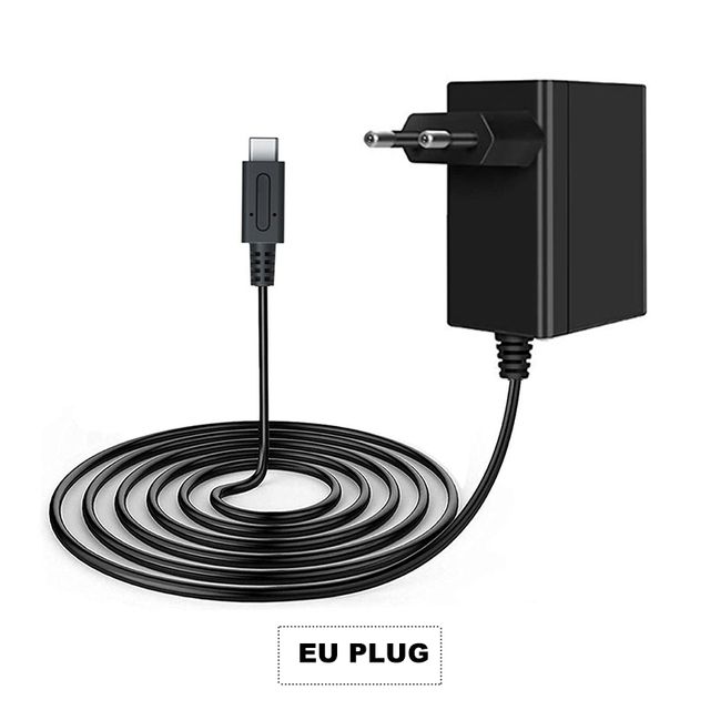 DATA FROG EU/US Plug AC Adapter Charger for Nintend Switch OLED Travel Home Charging USB Type C Power Supply for Nintend Switch_voghion.com