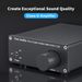 Fosi Audio V1.0 2 Channel Stereo Audio Power Amplifier TPA3116D2 Class D Mini HiFi Digital Sound Amp for Home Speakers 50W x2_voghion.com