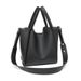 2025 Korean Style Fashion New Soft Leather Litchi Pattern Handbag Basket Niche Simple Versatile Crossbody Bag_voghion.com