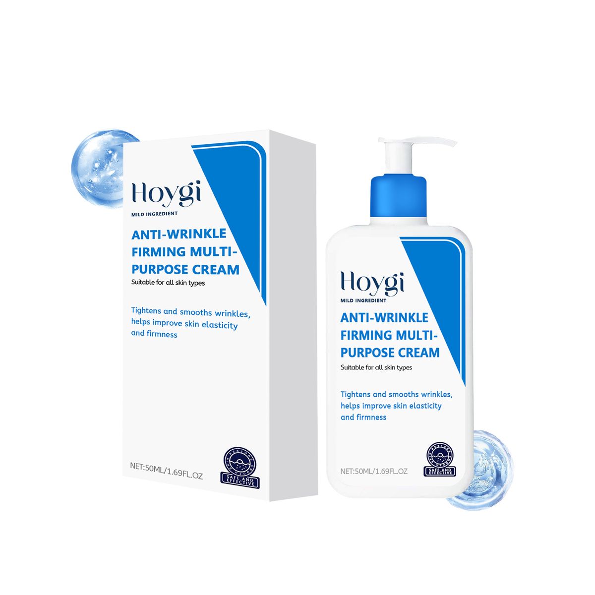 HOYGI Firming Hydratéiert d'Gesiichtshaut, mëcht d'Haut mëll a verbessert d'Elastizitéit, Feuchtigkeitsspendend Hautpfleegcrème_voghion.com