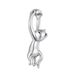 Ciondolo gatto birichino in argento sterling_voghion.com