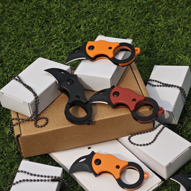3PC EDC Small Folding Knife Wilderness Survival Adventure Multi-Purpose Knife Open Box Knife Open Express to Outdoor Rope Cutting  Knife_voghion.com