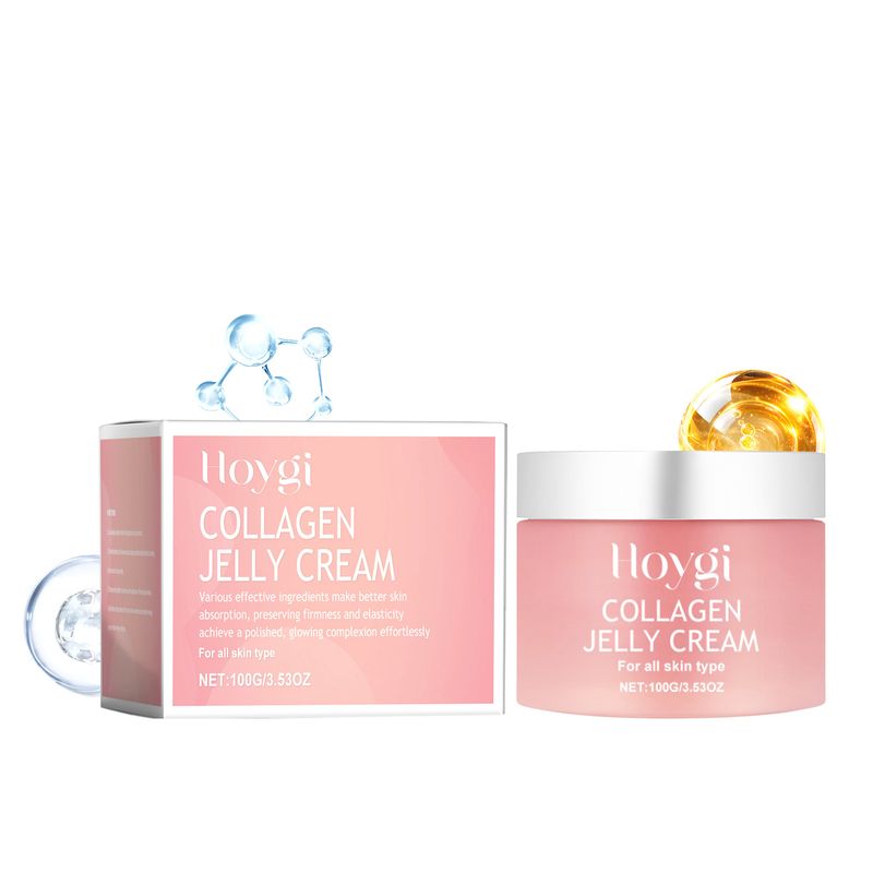 Crème en gelée au collagène Nettoie en douceur les pores du visage Crème masque en gel hydratante et éclaircissante_voghion.com