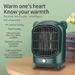 500W Desktop Portable Electric Heater Fan Heater Mini Heater PTC Ceramic Constant Heating Home Bedroom Office_voghion.com