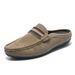 2025 Lefu Leichte Bean-Schuhe Neue Sommerschuhe für Herren, One Step British Style Atmungsaktive Casual Half Support 9D1d_voghion.com