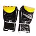 Gants de boxe WITOLD à motif flamme - Gants d'entraînement unisexes en PU pour Muay Thaï, sparring et fitness (noir, taille unique)_voghion.com