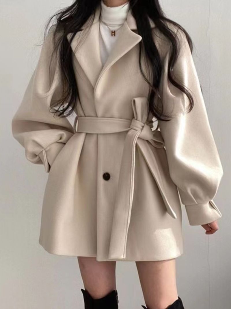 Women's Short Woolen Coat 2022 New Autumn Winter Free Shipping Heavy Woolen Coat Casual Hepburn Style Fashionable and_voghion.com