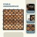 Piastrelle per pavimenti Patio Balcone 10 pezzi per interni Acacia × Pavimentazione ad incastro Piscina 11.8 Legno 11.8 Giardino Esterno Impermeabile_voghion.com