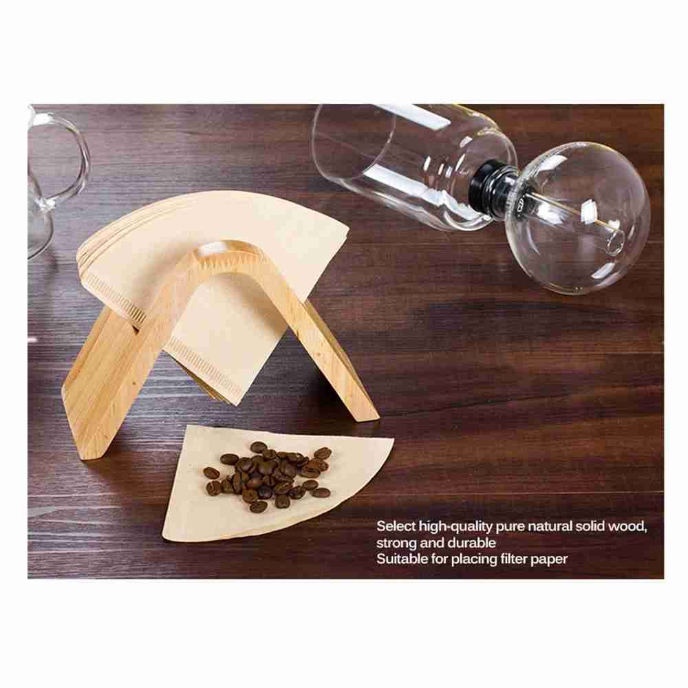 Hand Drip Coffee Filter Paper Holder Storage Rack Dispenser V60 Display Stand For Cafe Office Home Maker_voghion.com