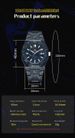 New Men Quartz Watch With Marble Pattern Calendar Clock Waterproof Men's Watch Silicone Strap Gift Watch_voghion.com