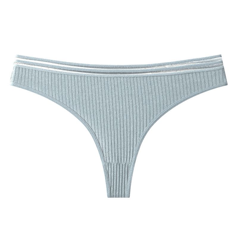 Women Plus Size Panties Sexy Threaded Underwear Low Waist Sports Briefs Women's Hollow Belt Ladies Underwear_voghion.com