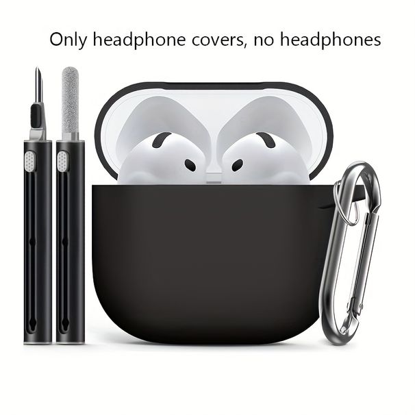 Cleaning Kit For 1SET Wireless Headphones Soft Silicone Protective Case Bluetooth Headset Protective Case Women And Men_voghion.com