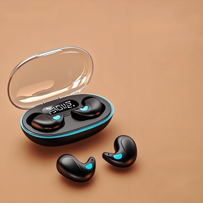 Yeni Sleep 2024 Bluetooth Kemik İletimi Uzun Pil Ömürlü Kulak İçi Olmayan Kablosuz Kulaklık_voghion.com
