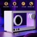 Soundbar portatile retrò Bluetooth Speak Wireless Trasparente con luce ambientale colorata, chiamate in vivavoce e musica_voghion.com