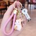 Ciondolo squisito da ragazza, simpatico piccolo criceto, portachiavi per auto, coppia, uomini e donne, decorazione per zaino_voghion.com