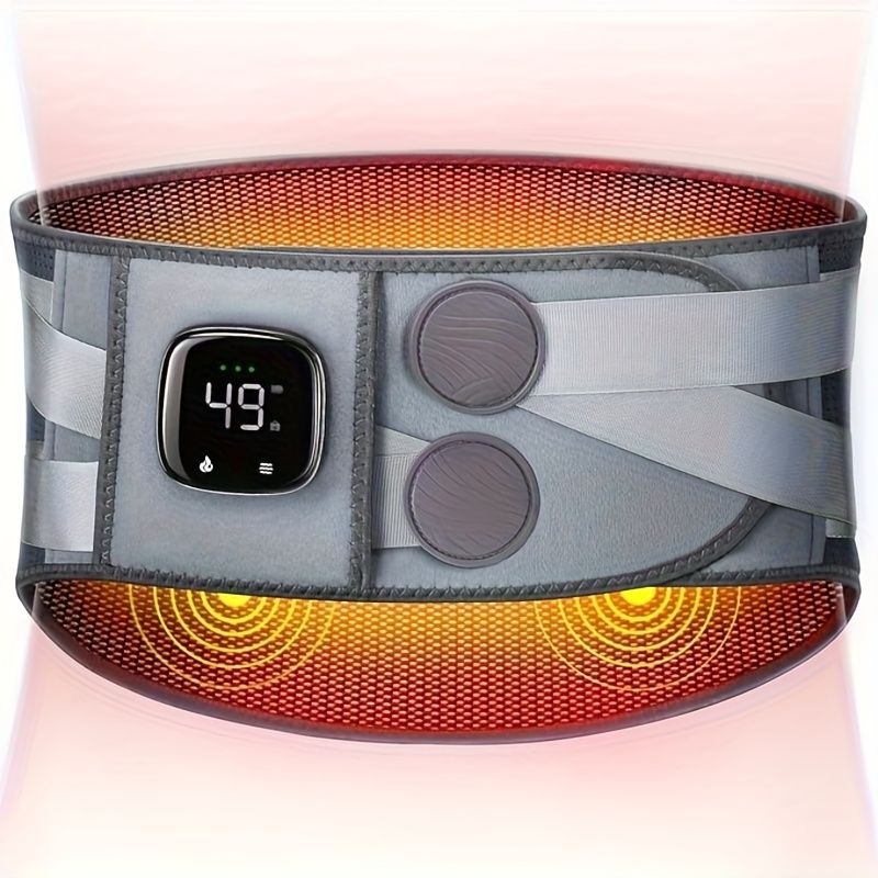 Pad ALLJOY Cordless Lower Back Massager With Heat, Birthday For Dad Men Women Mom, 3 Heating Levels & 5 Massage Mode,_voghion.com