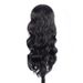 Synthetic Clip-in Wigs Wigs Women's Black Middle Parted Long Curly Hair Big Wave Machine Made Headpiece Simulation Scalp_voghion.com