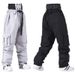 Pantalones unisex de snowboard, estilo ropa de trabajo, resistentes al viento, impermeables, transpirables, cálidos y holgados, ideales para esquiar._voghion.com
