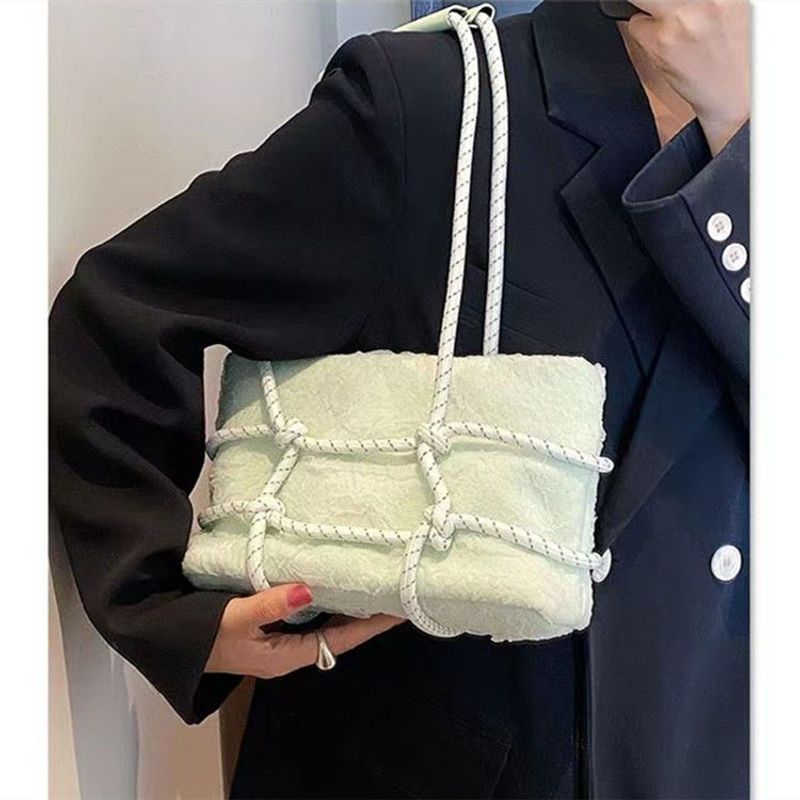 Piccolo design per l'estate 2022 da donna, borsa a tracolla in tela di tela di nuova moda, borsa a tracolla sotto le ascelle_voghion.com