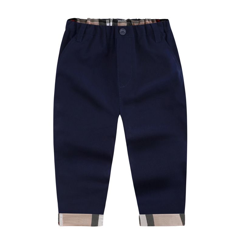 2025 Frühling und Herbst Neue Plaid Patchwork Jungen Mode Lässig Reine Baumwolle Elastische Hochwertige Lange Hosen Trendy_voghion.com
