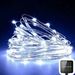 Solarbetriebene LED-Kupferdrahtlichter - Wasserdichte Lichterketten für den Außenbereich für Weihnachten, Garten, Terrassendekoration_voghion.com