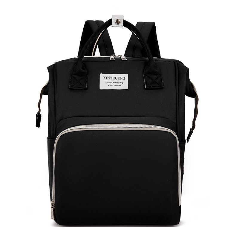 New Style Mother Bag Solid Color Mother Bag Female Large Capacity Storage Backpack Multifunctional Outdoor Baby Bag_voghion.com